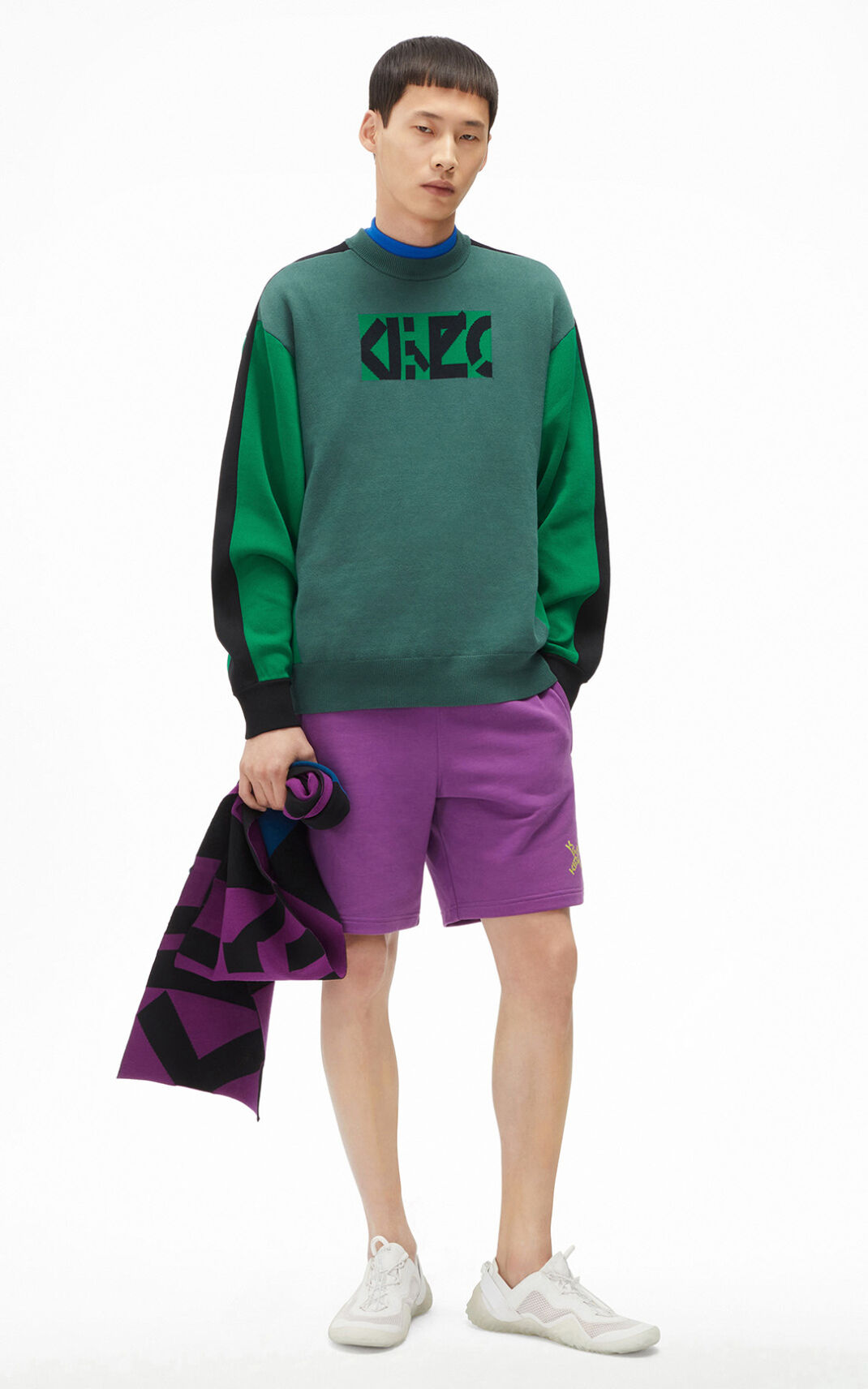 Kenzo Sport Stickad Tröja Herr | 06175-XRUO